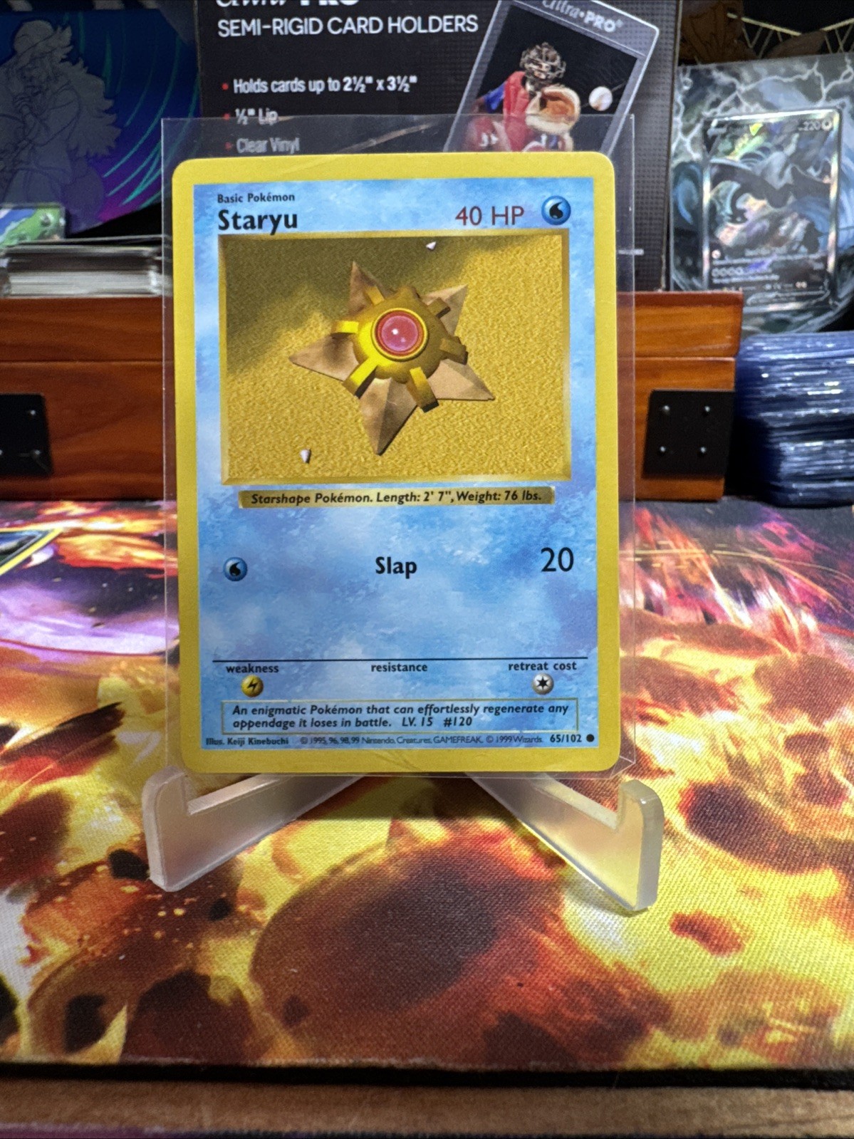 Shadowless Staryu #65/102 Base Set Pokemon Card 1999 WOTC TCG - NM/EX