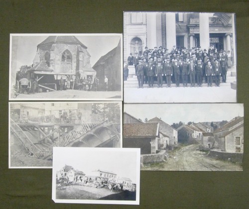 Lot of Photos related to the 308th Engineers in France 1918