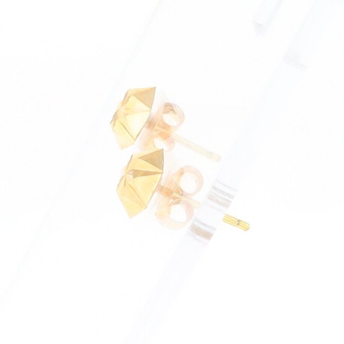 Gold Starburst Stud Earrings GV184050 - Picture 4 of 12
