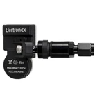 1x TPMS tire pressure sensor with black metal valve for BMW series