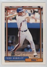 1992 Topps Todd Hundley #673 2e7