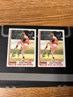 1982 Topps Nolan Ryan (2) Card Lot. EX/NM Condition