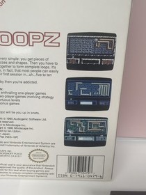 Loopz NES Nintendo Complete With Box, Cartridge, Styrofoam, Poster, Manual