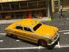 VINTAGE DIECAST DINKY TOYS FORD SEDAN IN ORIGINAL YELLOW
