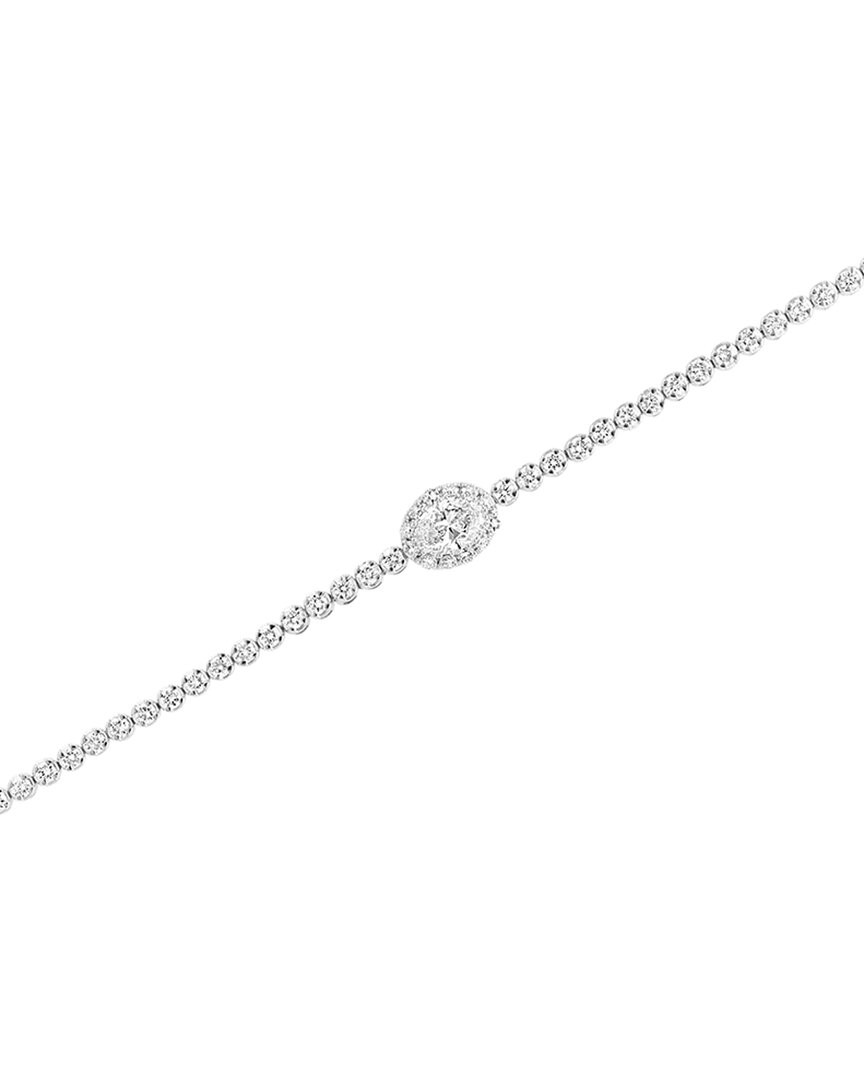 Женский теннисный браслет Effy Fine Jewelry с бриллиантами, выращенными в лаборатории, 14 Карат весом 2,95 Карата.