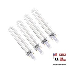 XICHEN 4 PCS/Set Light Bulbs Replacement 9W UV 365nm Lamp Bulb Tube for Nail