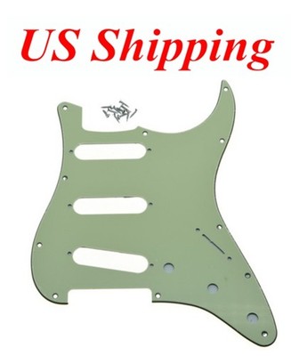 Vintage 62 ST SSS Guitar Pickguard w/Screws for American Fender 62 ST Mint Green