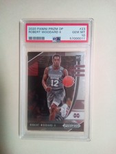 2020 PANINI PRIZM DRAFT PICKS PSA RC CARD 23 ROBERT WOODARD II SACRAMETO KINGS