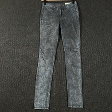 Rag Bone Legging Skinny Jeans Women's 25 Acid Wash Denim Blue Black
