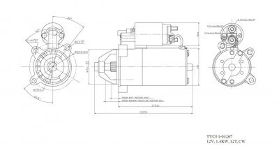 Motor De Arranque Nuevo Para 97-09 Ford Econoline 4.6/5.4L V8 5W1Z-11002-A Foto 2 de 4
