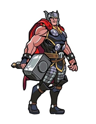 Figpin Marvel Contest Von Champions Thor #674 Enaml Pin