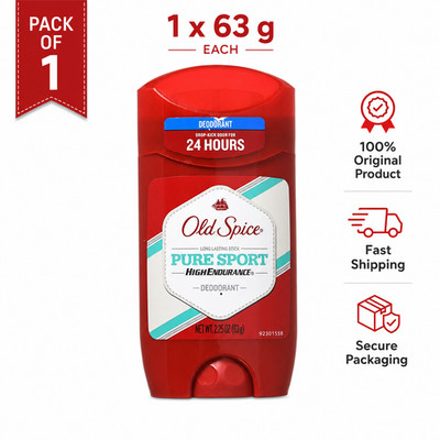 Old Spice High Endurance Pure Sport Deodorant Stick 2.25 Oz Long Lasting 1 pack