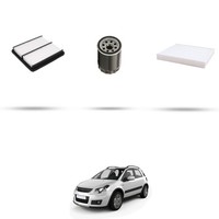 Hoffcar Set Service - 3 Filter Kompatibel Mit Suzuki Sx4 1.6 LPG 79Kw Von 200