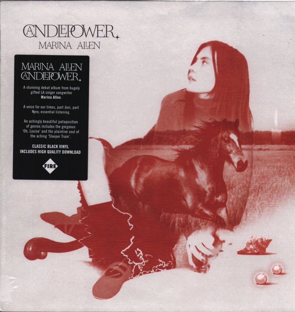 Marina Allen Candlepower LP vinyl Europe Fire 2021 black vinyl with download
