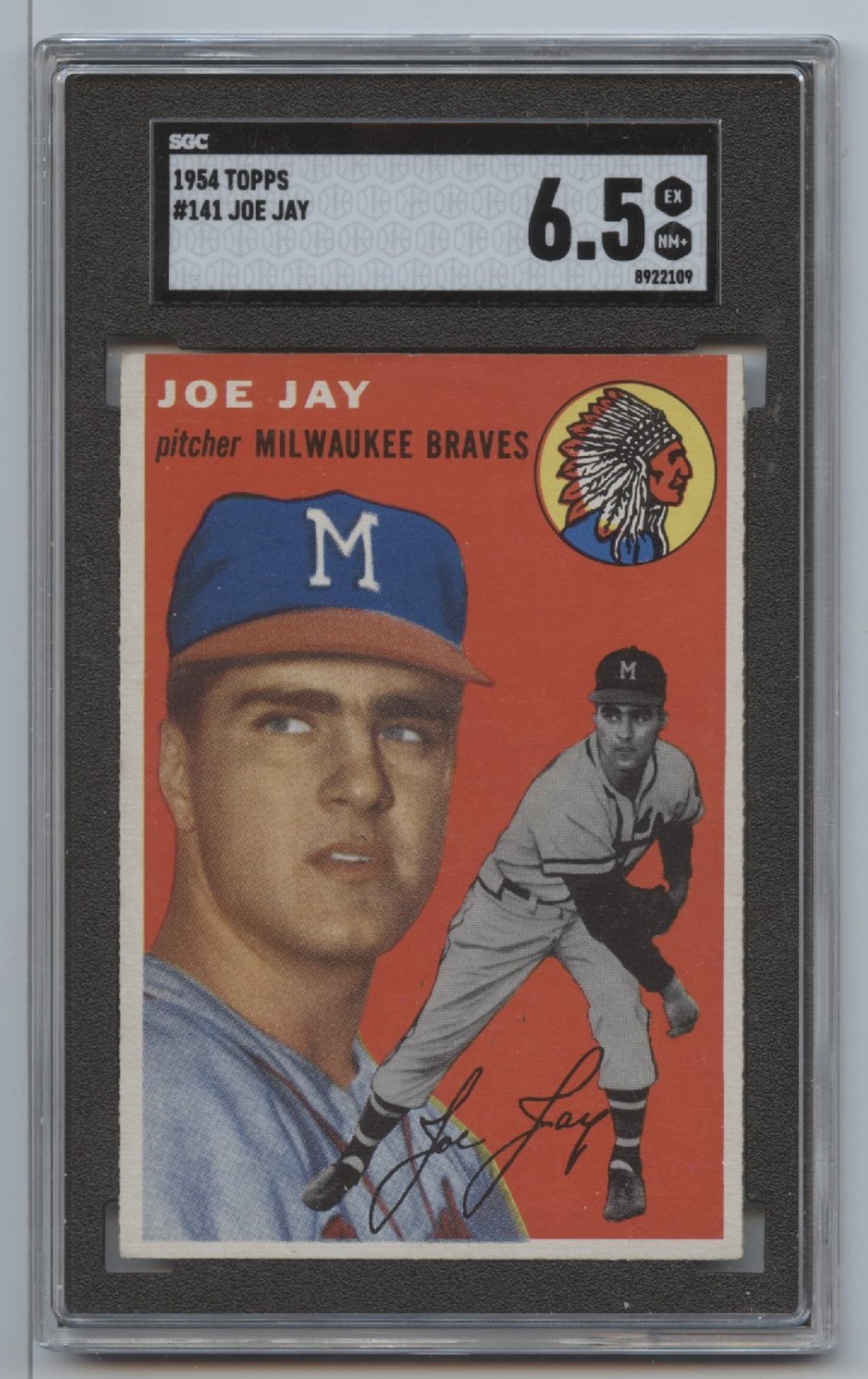 1954 Topps Joe Jay #141 SGC 6.5