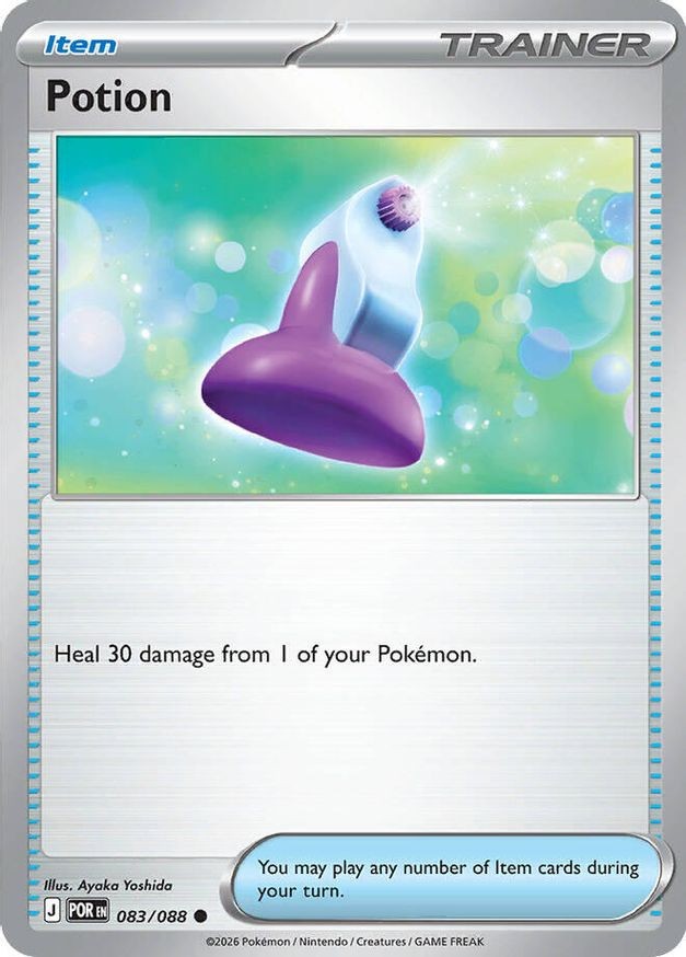 Pokemon Potion (83/124) Perfect Order NM REVERSE HOLO