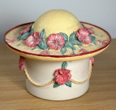 1998 Jane Asher Willow Hall Trinket Box Hat AH23 Clare