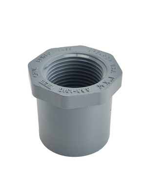 BOX OF 50 SPEARS 838-131C | 1X3/4 CPVC REDUCING BUSHING SPIGOT X FIPT SCH80