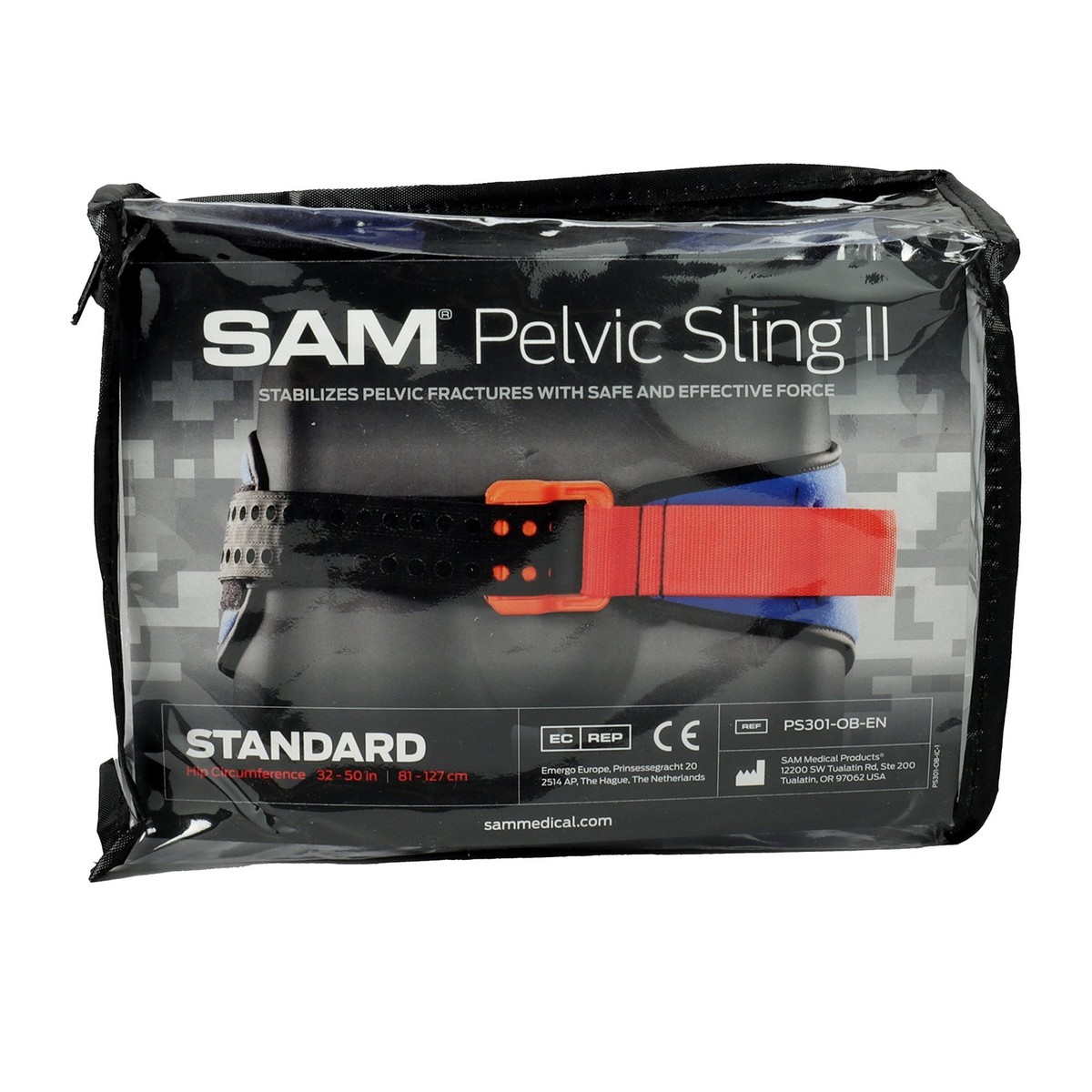 TCCC SAM Pelvic Sling II 骨盤骨折・骨盤固定具-CAT SAM® Pelvic Sling II - All Sizes - Medical Warehouse