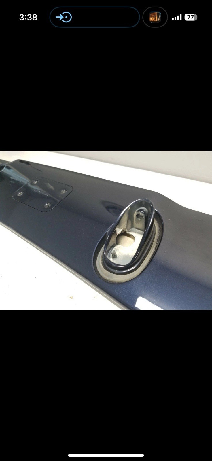 2003-2008 OEM Lamborghini Gallardo Rear Deck Lid Wing Spoiler w/o Light Blue