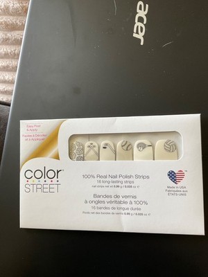 Color Street   Real Nail Polish Strips GAME ON SPORTS OVERLAY BALLS HTF  BNIP
