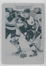 2017-18 Upper Deck Compendium Printing Plate Cyan 1/1 Danton Heinen #23 1p3