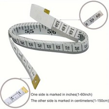 60-Inch / 150cm Soft Flexible Tape Measure for Sewing  Tailoring