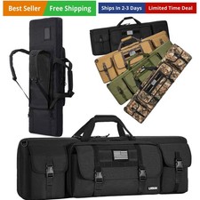 28" 36" 42" 46" 51" 55" Bolsa de Rifle Doble Suave, Bolsa de Rifle Larga Portátil para Ou...