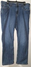 Men's Weatherproof Relaxed Fit 365 Max Size 36x29.5 Blue 5 Pocket Jeans