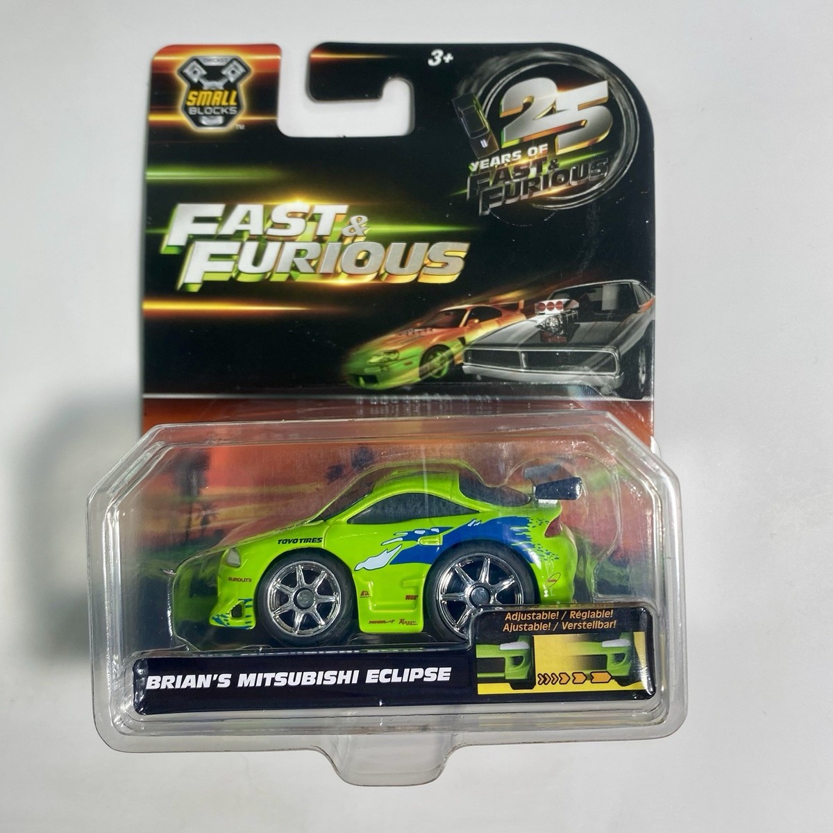 Jada Small Blocks Brian's Mitsubishi Eclipse 1:43 Fast & Furious