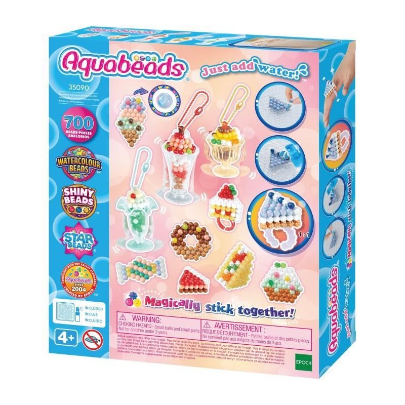 Aquabeads Mes Accessoires Sucrés 35090 Idée Cadeau Anniversaire et Noël Créatif