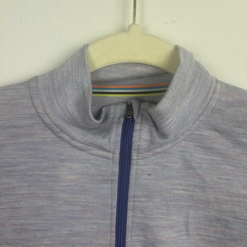 Smartwool Kids Merino 250 Zip front mock neck classic base layer size: L (kids) - Picture 5 of 9