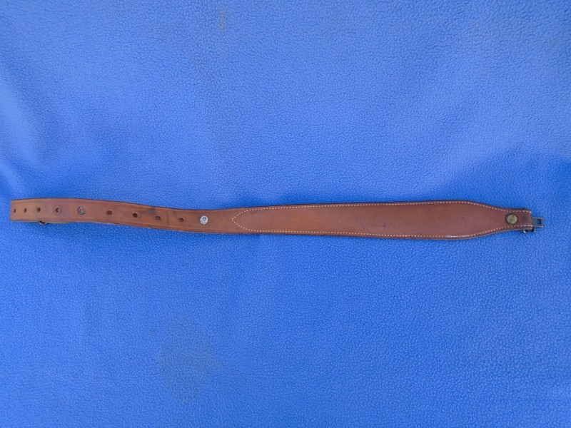 Vintage Bianchi Cobra Leather Rifle Sling & Swivels