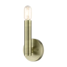 Livex Lighting 51131 Copenhagen 9" Tall Wall Sconce - Brass