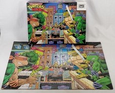 Vintage TMNT 100 Piece Jigsaw Puzzle Rooftop Random House COMPLETE