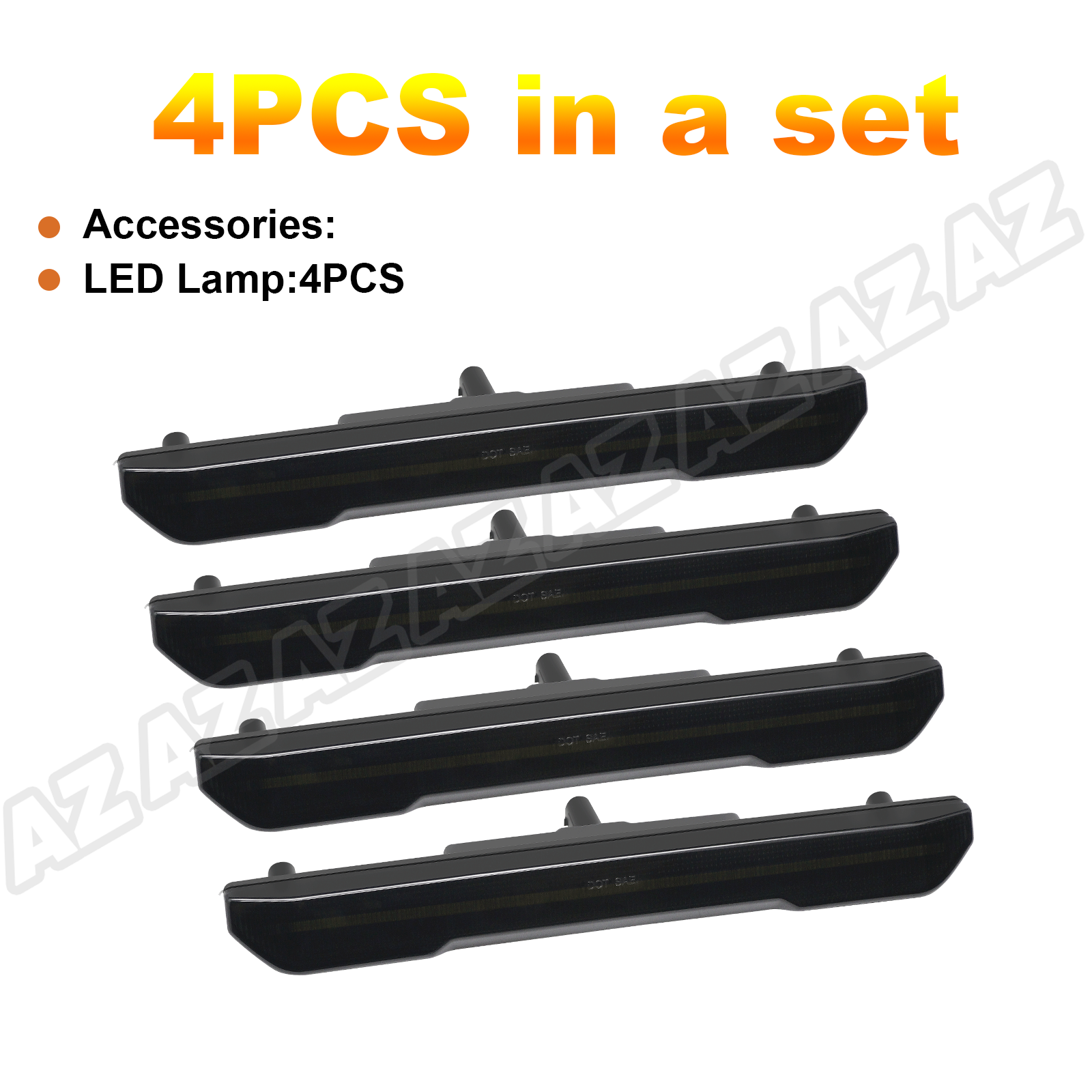 4x White LED Side Markers Light Lamps Front+Rear For 2022 GMC Sierra 2500 3500 eBay