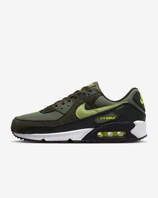 Nike Air Max 90 Medium Olive Sequoia White Volt DQ4071-200 Nike Air Max 90 Medium Olive Sequoia White Volt DQ4071-200