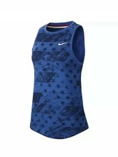Nike USA 2019-20 Preseason WOMEN'S Tank Top - Blue Cd6965-497 Star Small