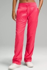 Lululemon Dance Studio MR LINED Pant size 14 Regular Glaze Pink - Fully Lined