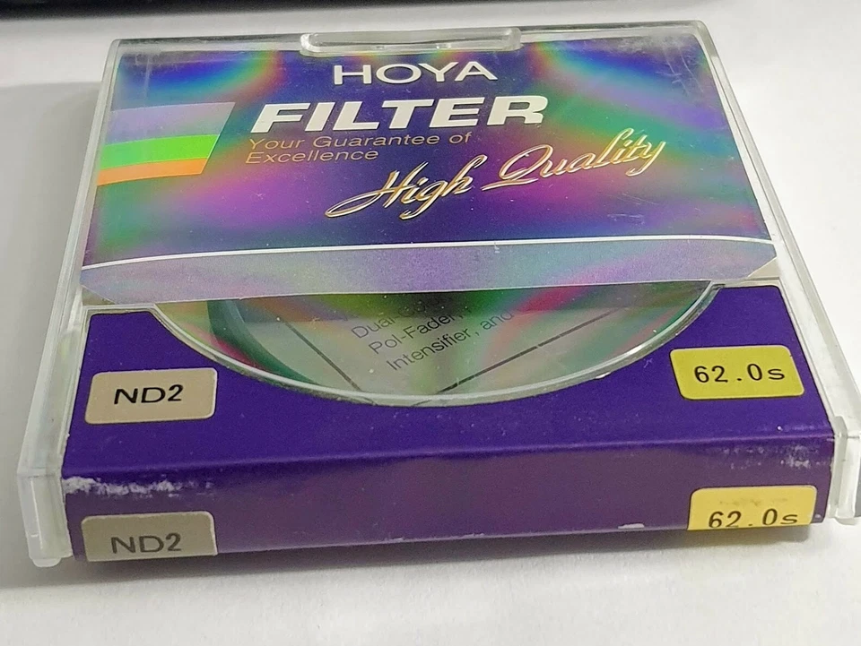 62mm Genuine Hoya ND2 ND 2 Lens filter 62 mm Neutral Density ND2X ND 2X Japan - Image 2 of 4