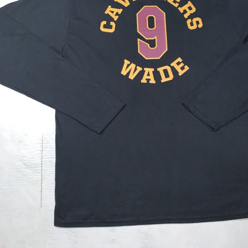 Fanatics Dwayne Wade Cleveland Cavaliers #9 jersey shirt Large Long sleeve NBA - 第 7/14 張圖片