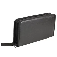 80 Disc CD Holder DVD Case Storage Wallet VCD Organizer Faux Leather Zipper Bag