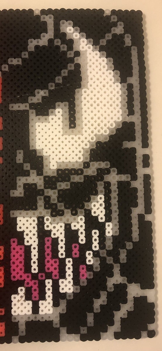 hama様 Spiderman Venom Marvel Spidey Perler Bead Pixel Art Handmade Fused