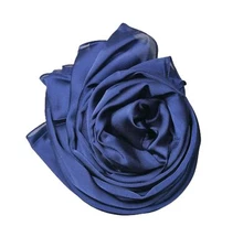 Silk Feel Long Satin Patterned & Solid Color Scarves for Women in Gift Box Na...