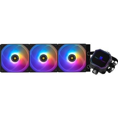 CPU Wasserkühler, ARGB, Schwarz, 120mm PWM Lüfter, für AM4, Intel LGA