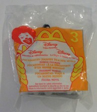 POCAHONTAS: JOURNEY TO A NEW WORLD 3 McDonalds  HAPPY MEAL DISNEY'S TOY 1998