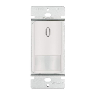 MS100WR Wall Control for Bathroom Exhaust Fan, White Motion Wal Sensor
