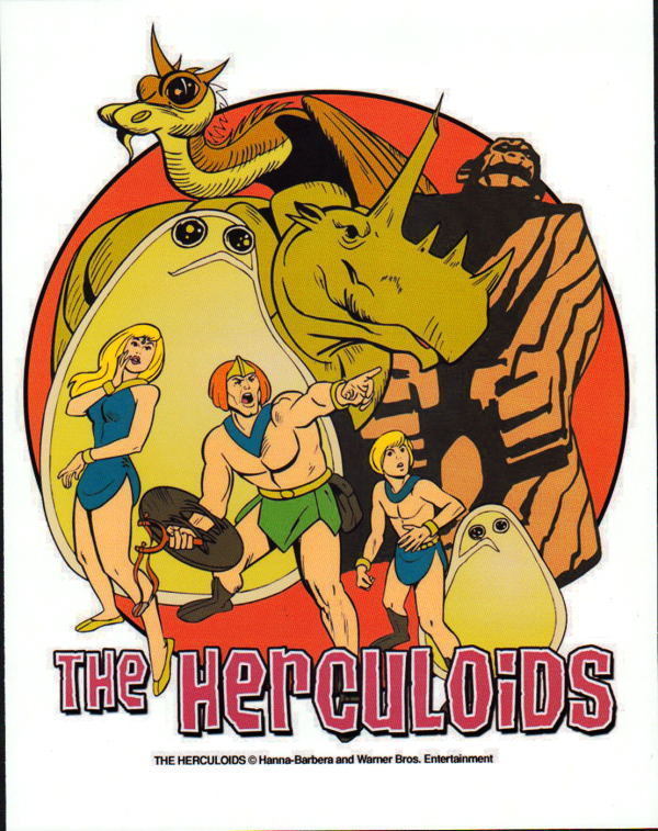 The HERCULOIDS PROMO PRINT Hanna Barbera Igoo Zandor Gloop Gleep