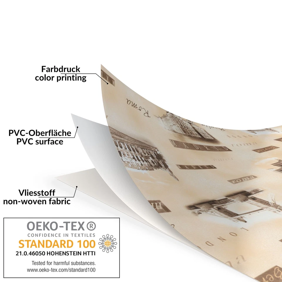 Wachstuchtischdecke Wachstuch Tischdecke Gartentischdecke eckig rund oval MIMOSA - Bild 4 von 4