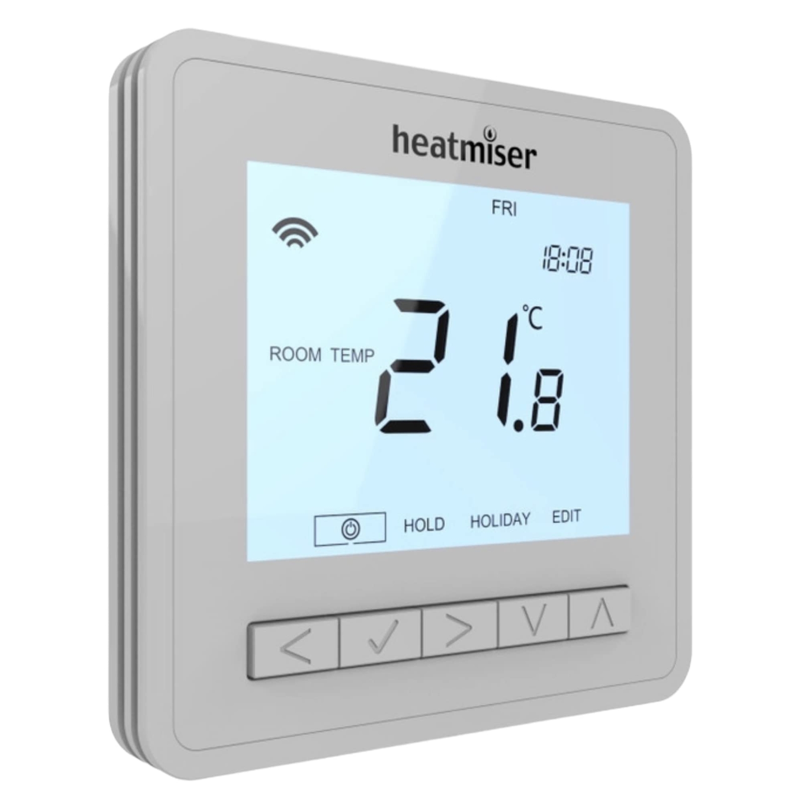 Heatmiser NeoAir V3 Smart Wireless Programmable Room Thermostat Silver